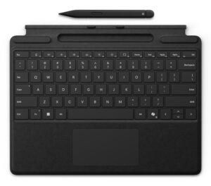 Microsoft Surface Pro Keyboard with Slim Pen for Business AZERTY Belgisch Microsoft Cover port Zwart