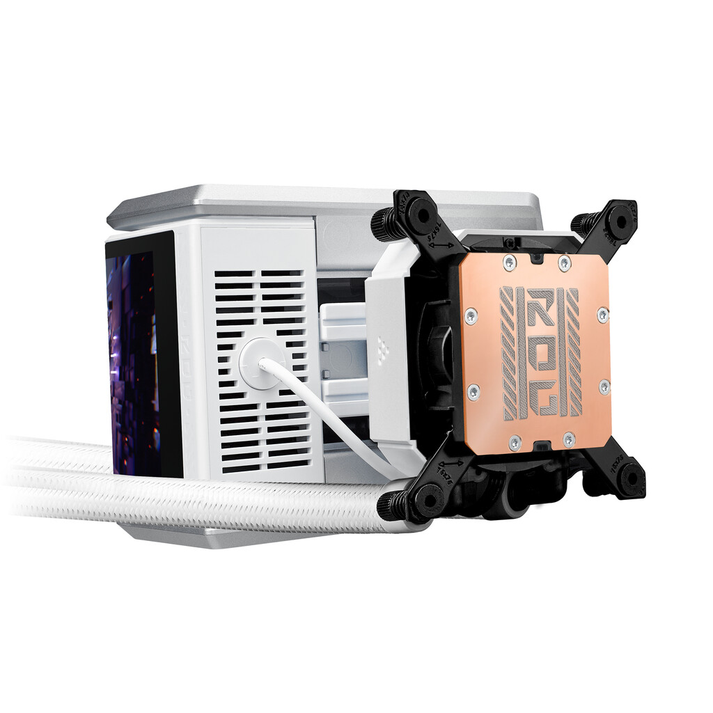 ASUS ROG RYUO IV 360 ARGB WHT Processor Alles-in-één vloeistofkoeler 12 cm Wit - Afbeelding 9