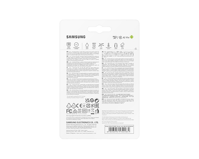 Samsung MB-MY256SB/WW flashgeheugen 256 GB MicroSDXC UHS-I - Afbeelding 7