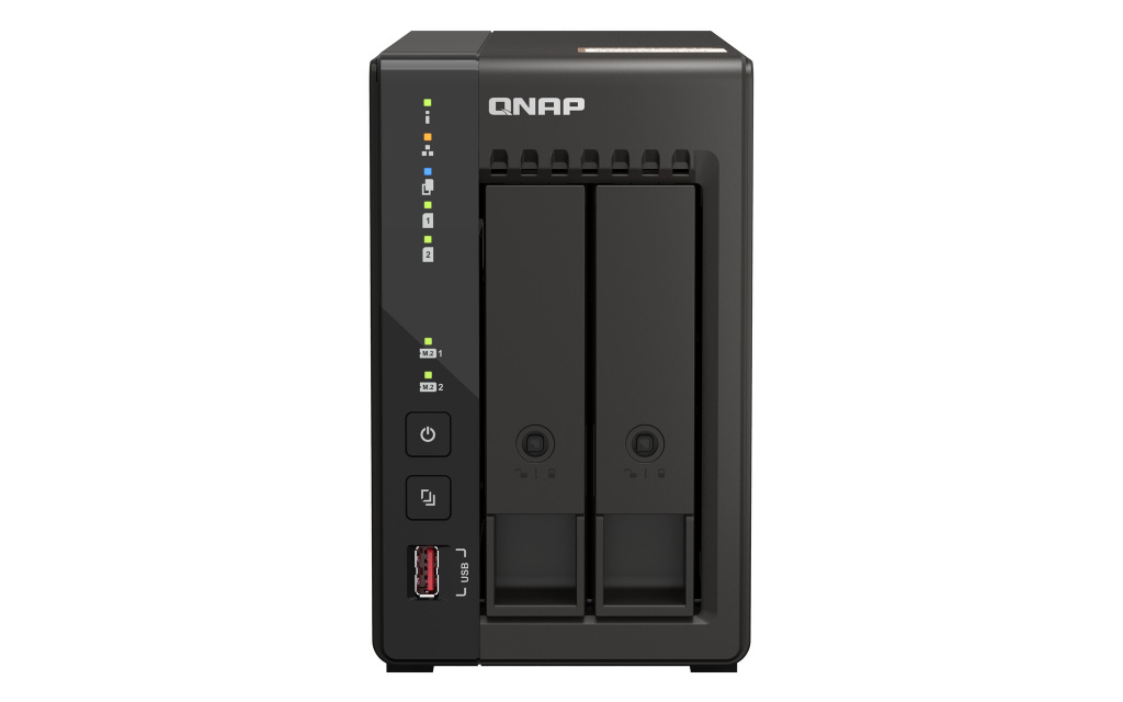 QNAP QVP-21C data-opslag-server Opslagserver Tower Intel® Celeron® J6412 8 GB DDR4 0 TB QVR Pro Zwart