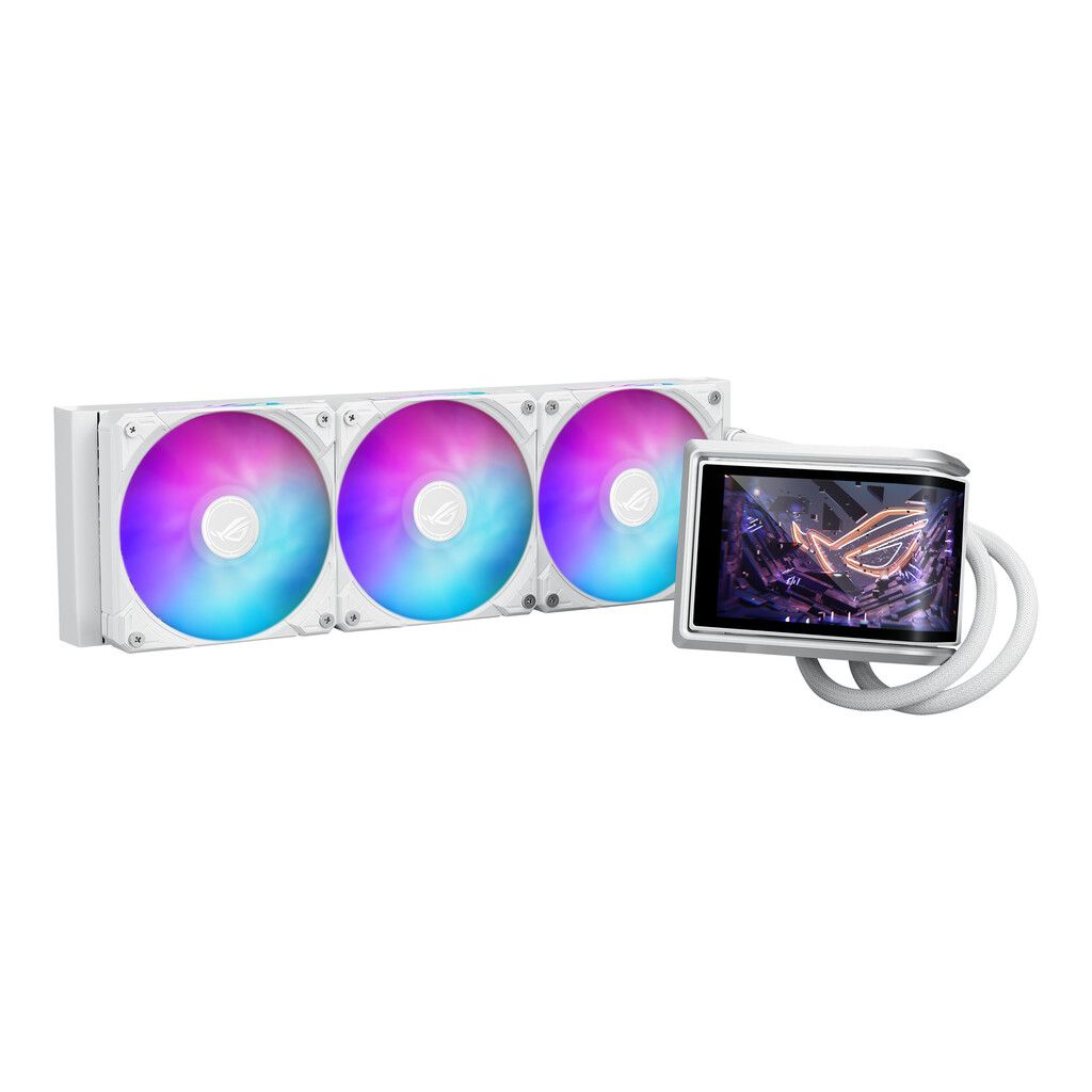 ASUS ROG RYUO IV 360 ARGB WHT Processor Alles-in-één vloeistofkoeler 12 cm Wit - Afbeelding 12