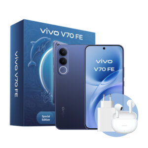 VIVO V70 FE + BUD 17,4 cm (6.83") Dual SIM Android 16.0 5G USB Type-C 8 GB 512 GB 7000 mAh Blauw