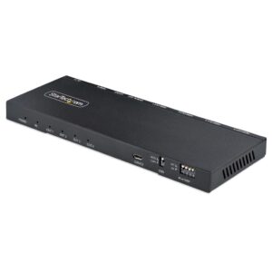 StarTech.com 4 Port HDMI Splitter, 4K 60Hz HDMI 2.0 Video, 4K HDMI Splitter met Ingebouwde Scaler, HDMI Splitter 4K 60hz 1 In 4