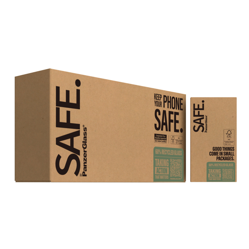 PanzerGlass SAFE. by ® Screen Protector iPhone 16 | 15 | Ultra-Wide Fit | Bulk Doorzichtige schermbeschermer Apple 50 stuk(s) - Afbeelding 4