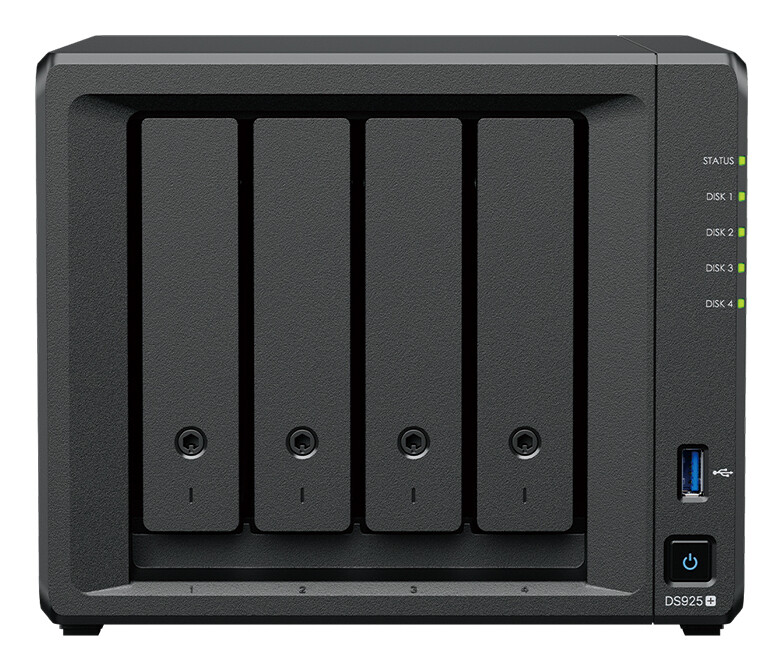 Synology DiskStation DS925+ & BR900G-GR NAS Ryzen Embedded V1500B 4 GB DDR4 0 TB Zwart - Afbeelding 2
