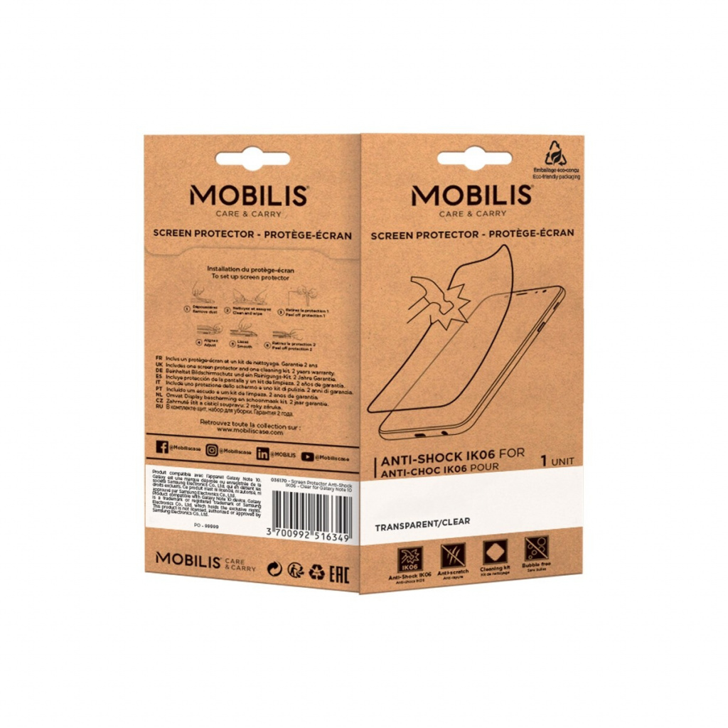Mobilis 036272 scherm- & rugbeschermer voor mobiele telefoons Doorzichtige schermbeschermer Samsung 1 stuk(s) - Afbeelding 3
