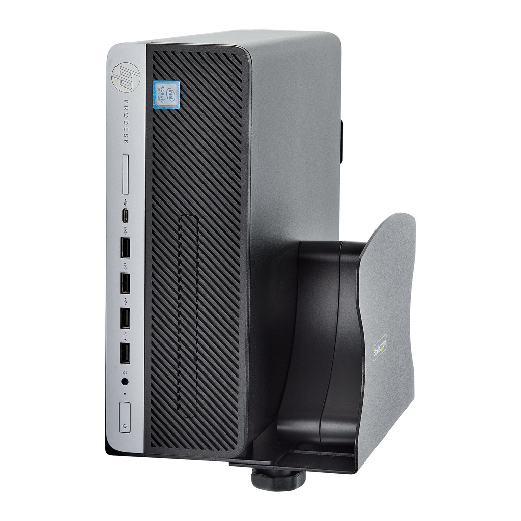 StarTech.com PC Ophangbeugel, Ondersteunt Desktop Computers tot 18kg, Verstelbaar zonder Gereedschap 50-200mm, Heavy-Duty Wandmo - Afbeelding 7