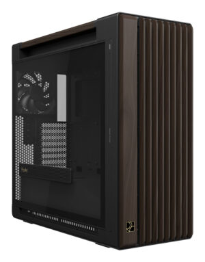 ASUS ProArt PA602 Wood Edition Modern Black - Tempered Glass Panel Midi Tower Zwart, Hout