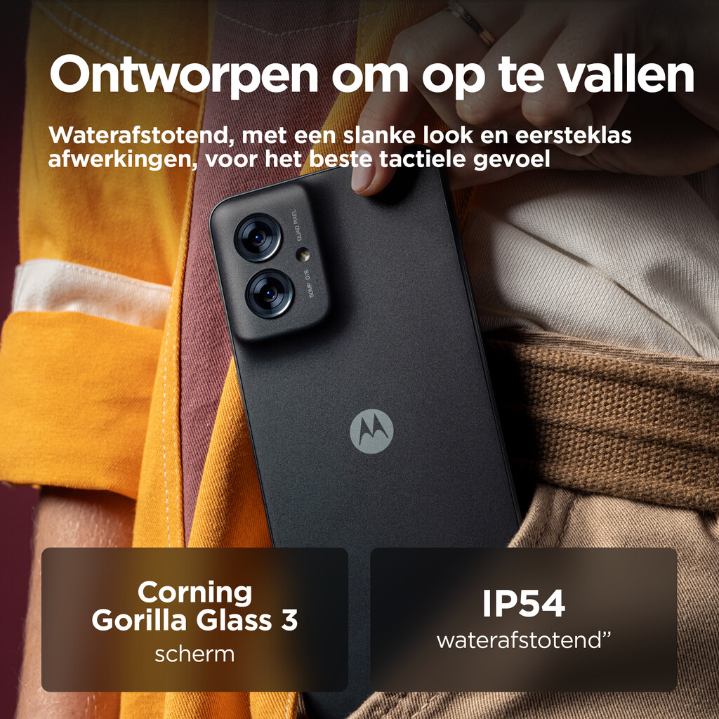 Motorola moto g55 5G 16,5 cm (6.49") Dual SIM Android 14 USB Type-C 8 GB 256 GB 5000 mAh Grijs - Afbeelding 7