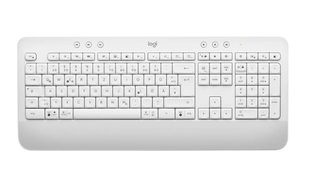 Logitech 920-010967 toetsenbord Kantoor Bluetooth QWERTZ Duits Wit - Afbeelding 5