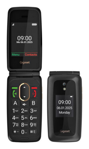 Gigaset GL795 7,11 cm (2.8") 142 g Zwart Seniorentelefoon