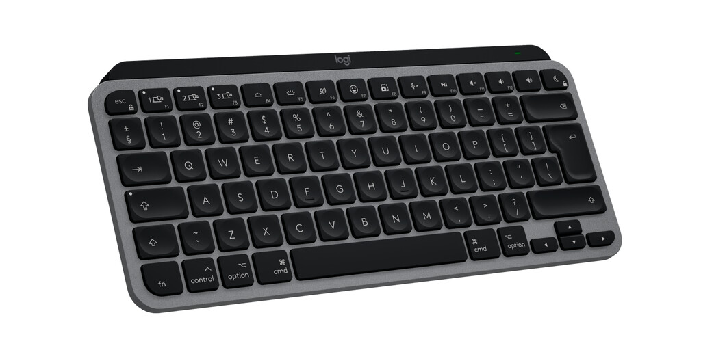 Logitech Master MX Keys Mini For Mac toetsenbord Thuis/Werk Bluetooth QWERTY US International Zwart, Grijs - Afbeelding 4