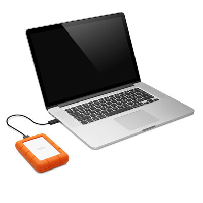 LaCie Rugged Mini externe harde schijf 1 TB 5400 RPM 2.5" Micro-USB B 3.2 Gen 1 (3.1 Gen 1) Oranje, Zilver - Afbeelding 6