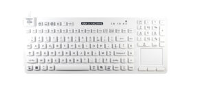 Man & Machine Really Cool Touch toetsenbord Medisch USB AZERTY Belgisch Wit
