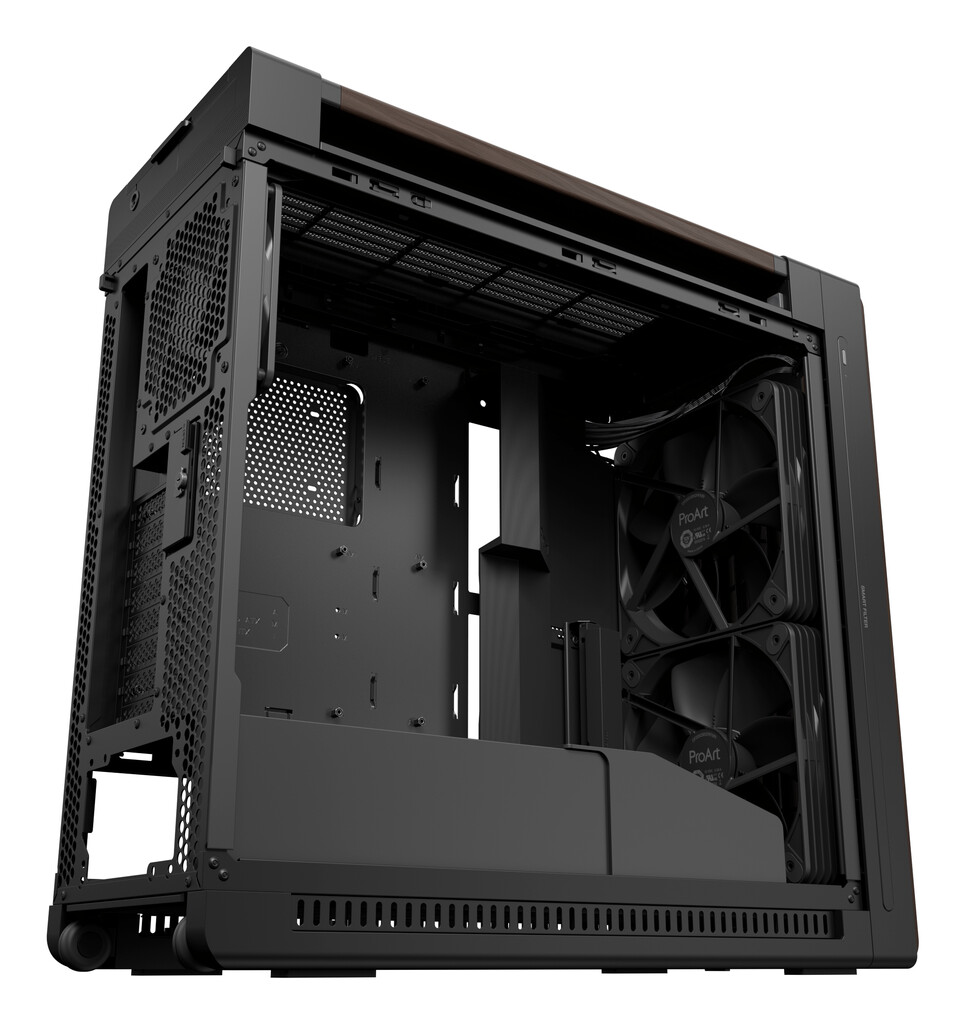ASUS ProArt PA602 Wood Edition Modern Black - Tempered Glass Panel Midi Tower Zwart, Hout - Afbeelding 16