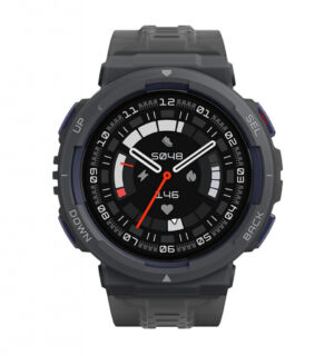 Amazfit ACTIVE EDGE 3,35 cm (1.32") TFT 46 mm Digitaal 360 x 360 Pixels Touchscreen Zwart GPS
