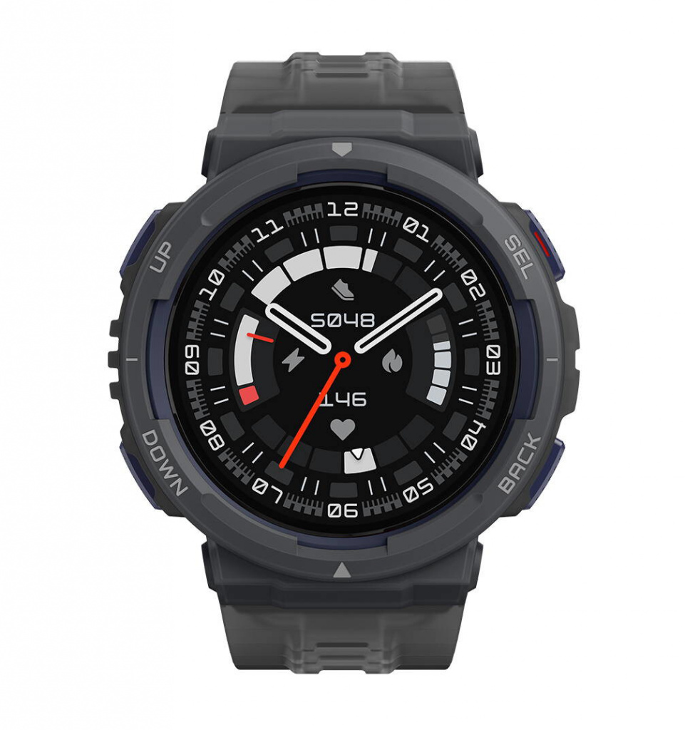 Amazfit ACTIVE EDGE 3,35 cm (1.32") TFT 46 mm Digitaal 360 x 360 Pixels Touchscreen Zwart GPS
