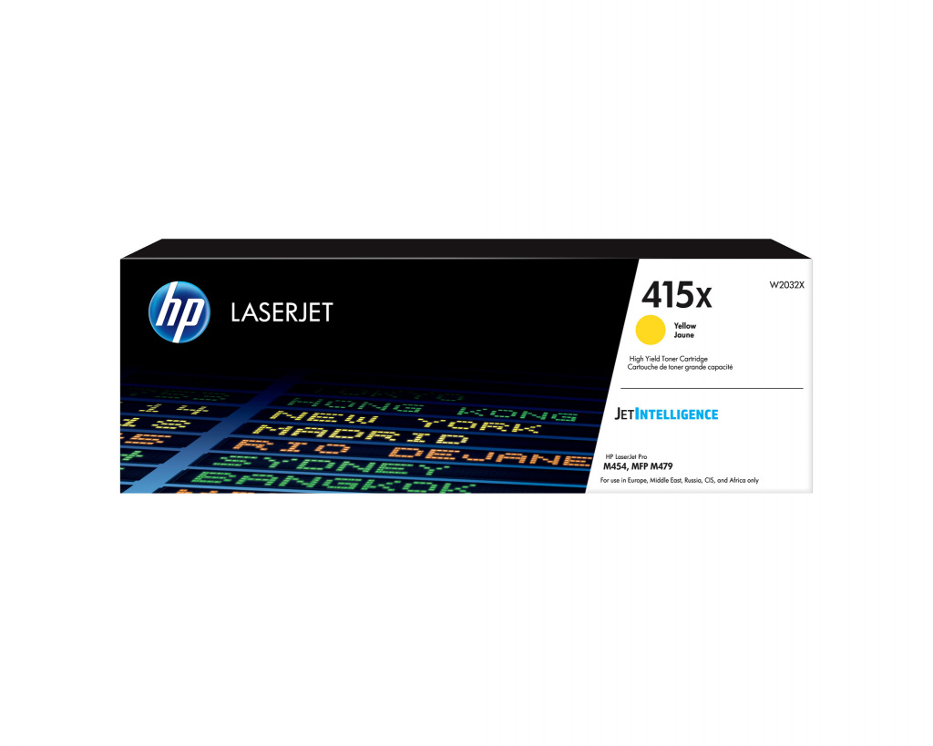 HP 415X originele high-capacity gele LaserJet tonercartridge