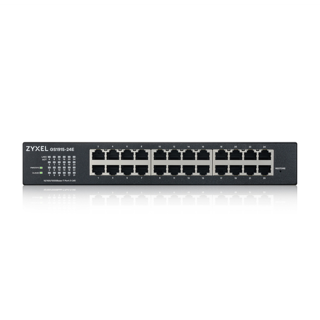Zyxel GS1915-24E Managed L2 Gigabit Ethernet (10/100/1000) 1U Zwart - Afbeelding 2