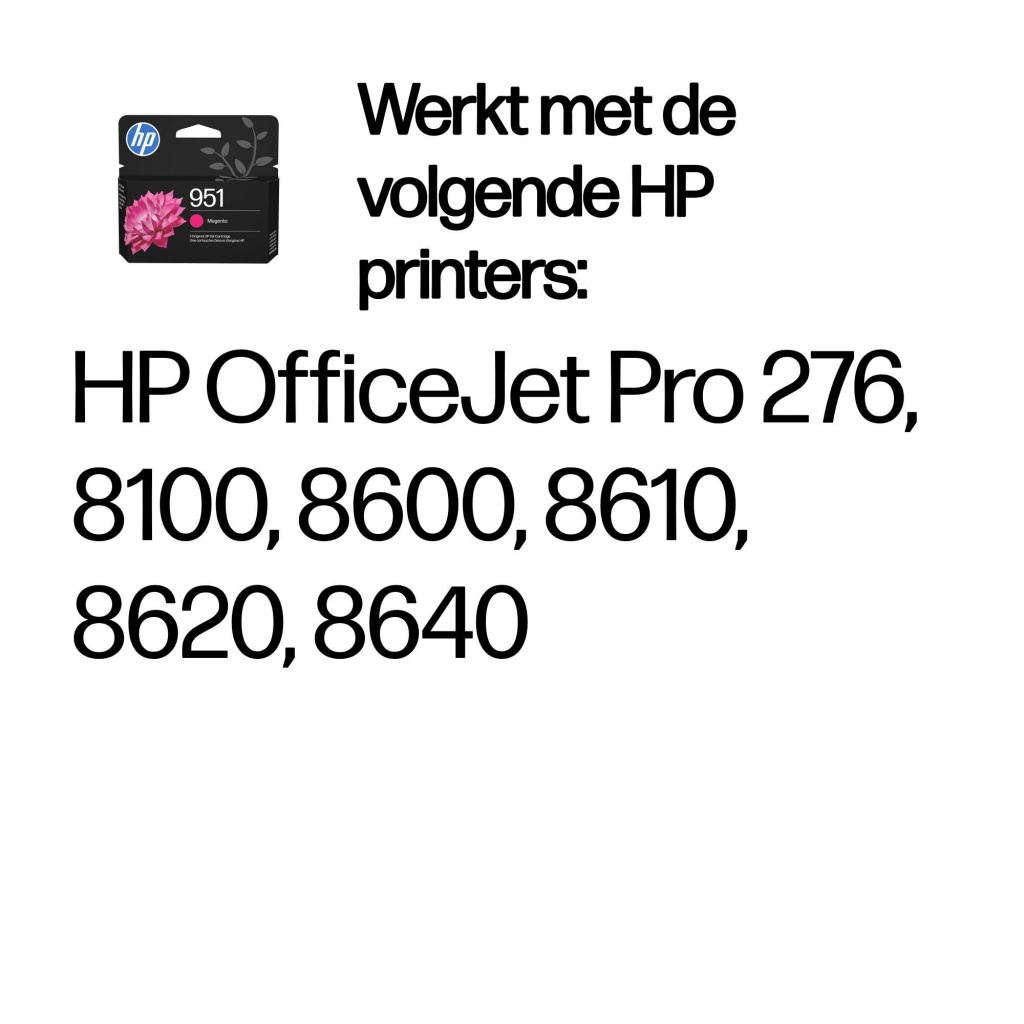HP 951 originele magenta inktcartridge - Afbeelding 2