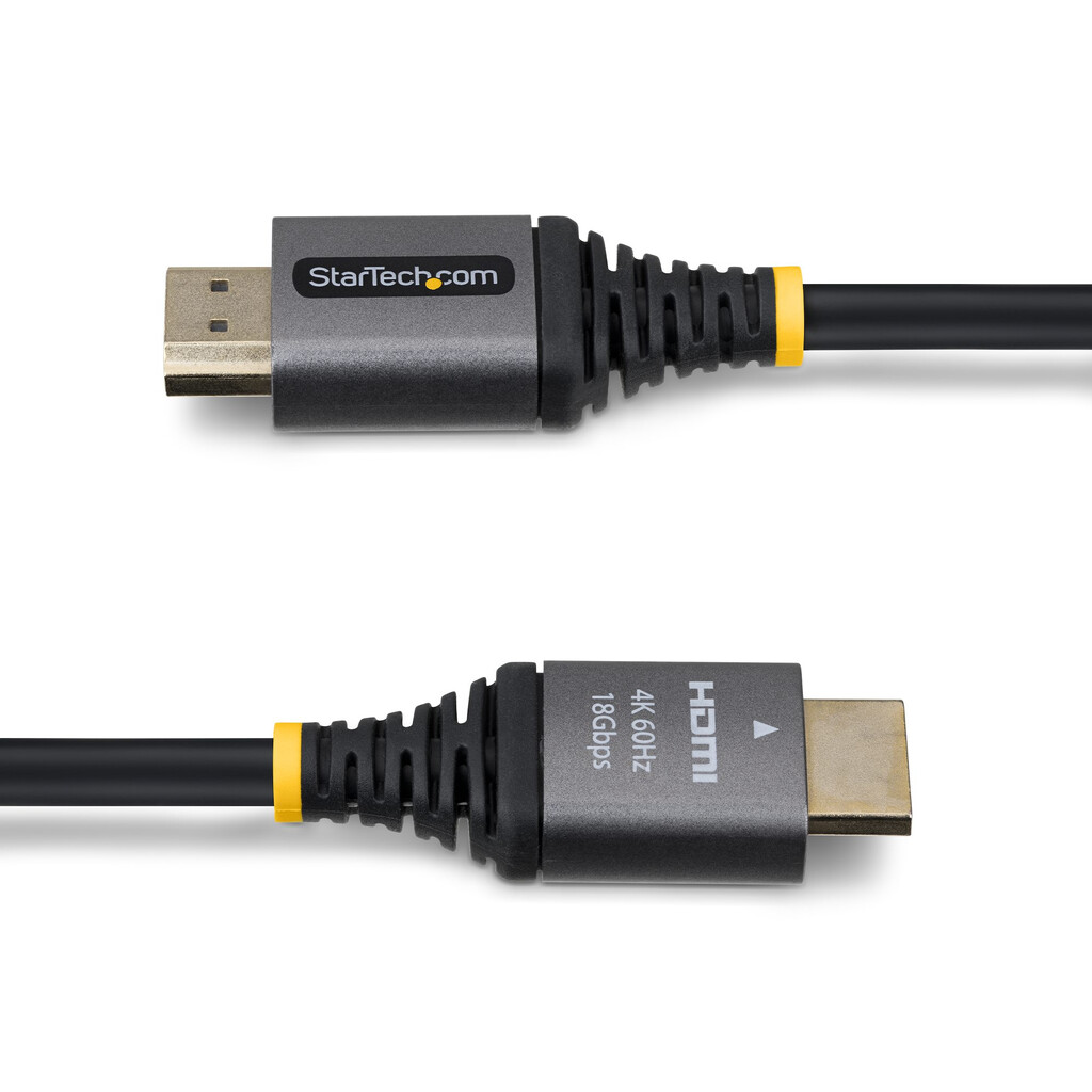 StarTech.com 1,5m Premium Gecertificeerde High Speed HDMI Kabel, 4K 60Hz/1440p 144Hz, HDMI 2.0 Kabel, HDR10/ARC, 18Gbps, 4K HDMI - Afbeelding 4
