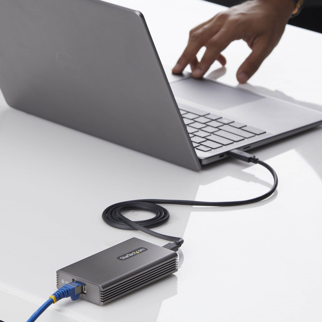 StarTech.com USB4 naar Ethernet Adapter, 10GbE, Multi-Gigabit, Thunderbolt Compatibel, 10GBASE-T/5G/2.5G NIC, 10G LAN Adapter, 0 - Afbeelding 5