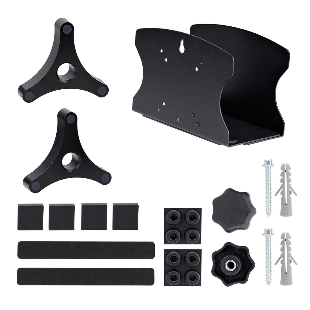 StarTech.com PC Ophangbeugel, Ondersteunt Desktop Computers tot 18kg, Verstelbaar zonder Gereedschap 50-200mm, Heavy-Duty Wandmo - Afbeelding 9