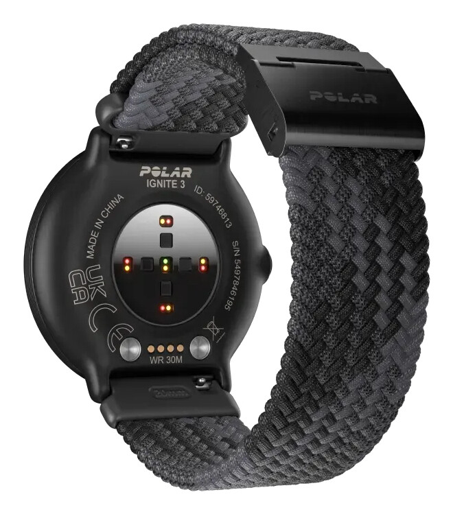 Polar 900111828 smartwatch / sport watch 3,25 cm (1.28") AMOLED 416 x 416 Pixels Touchscreen Zwart GPS - Afbeelding 2