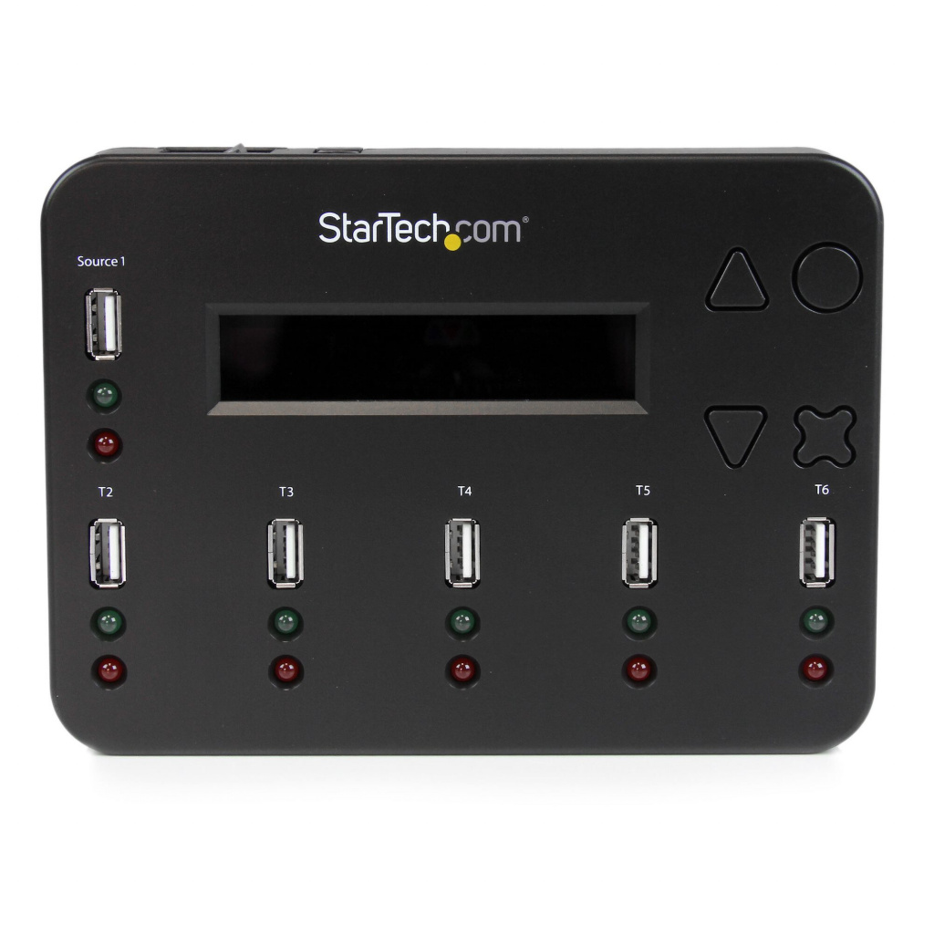 StarTech.com Standalone 1 naar 5 USB Thumb Drive Cloner en Wisser, Multiple USB Flash Drive Kloner,System/File/Whole-Drive Copy - Afbeelding 2