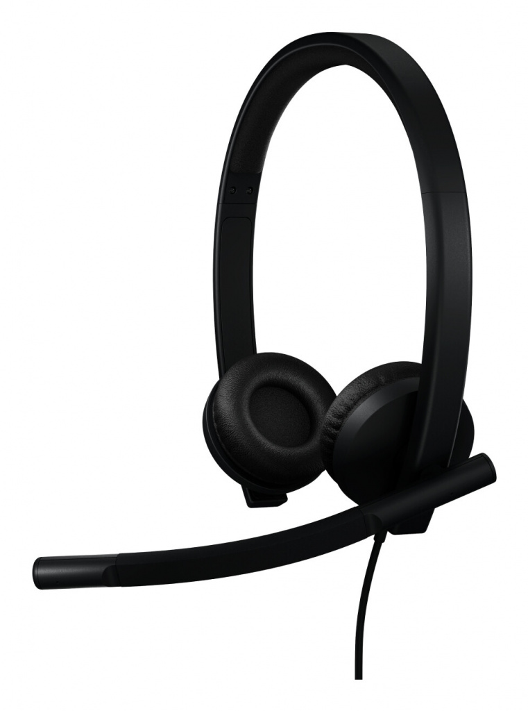 Logitech H570E Headset Bedraad Hoofdband Kantoor/callcenter USB Type-C Zwart