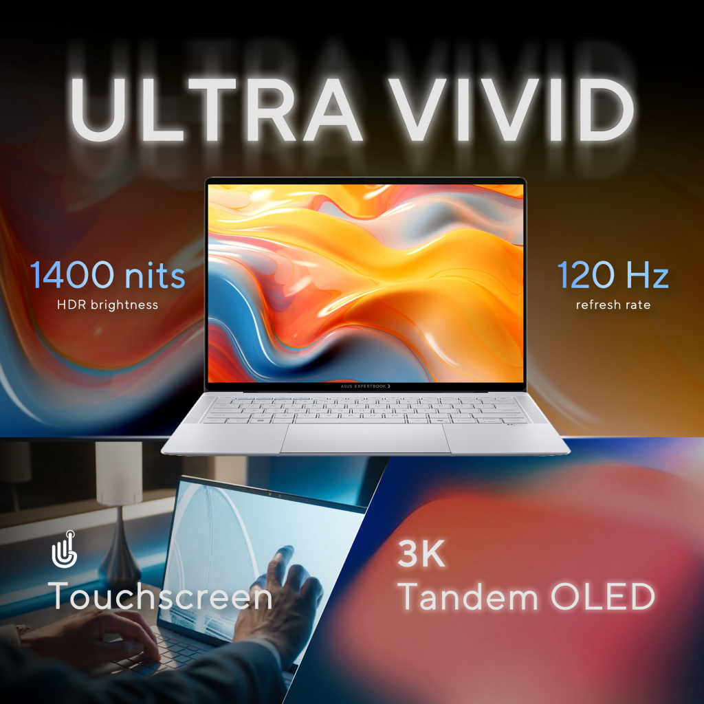 ASUS ExpertBook Ultra B9406CAA-TH0875X-S Copilot+ PC Intel Core Ultra 7 356H Laptop 35,6 cm (14") WQXGA+ 32 GB LPDDR5x-SDRAM 1 T - Afbeelding 22