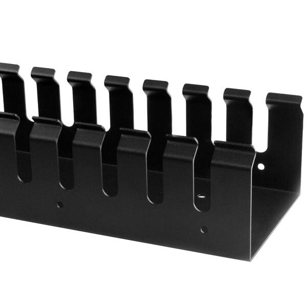 StarTech.com 2-Pack 20U Verticale Kabelmanager met Open Sleuven, 40U Rackmonteerbare Kabelorganizer, 2x 91cm Kabelgeleiders - Afbeelding 10