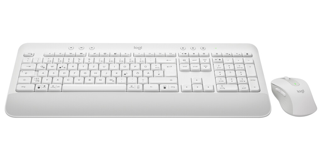 Logitech 920-011022 toetsenbord Inclusief muis Kantoor Bluetooth QWERTZ Duits Wit - Afbeelding 4