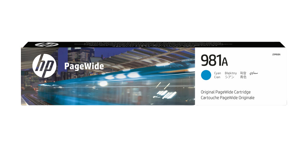 HP 981A originele cyaan PageWide cartridge