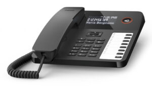 Gigaset DESK 600 Analoge telefoon Nummerherkenning Zwart