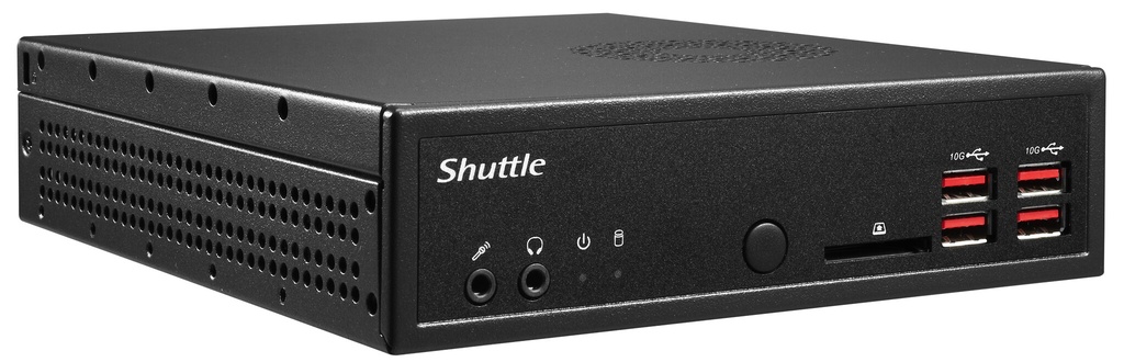Shuttle XPC slim Barebone DH32U, Intel Pentium Gold 7505, 4x HDMI 2.0b 2x LAN, 2x COM, incl. VESA, , 24/7 permanent gebruik - Afbeelding 6