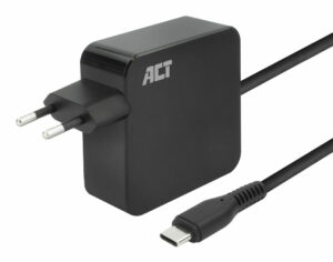 ACT USB-C laptoplader 65W met Power Delivery-profielen, 2 meter