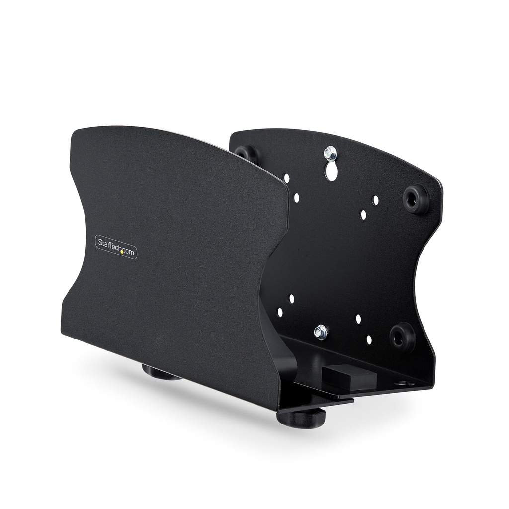 StarTech.com PC Ophangbeugel, Ondersteunt Desktop Computers tot 18kg, Verstelbaar zonder Gereedschap 50-200mm, Heavy-Duty Wandmo