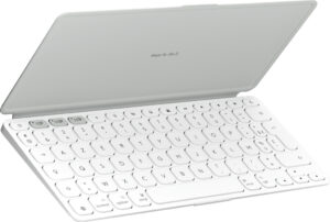 Logitech 920-013007 toetsenbord voor mobiel apparaat AZERTY Frans Bluetooth Wit
