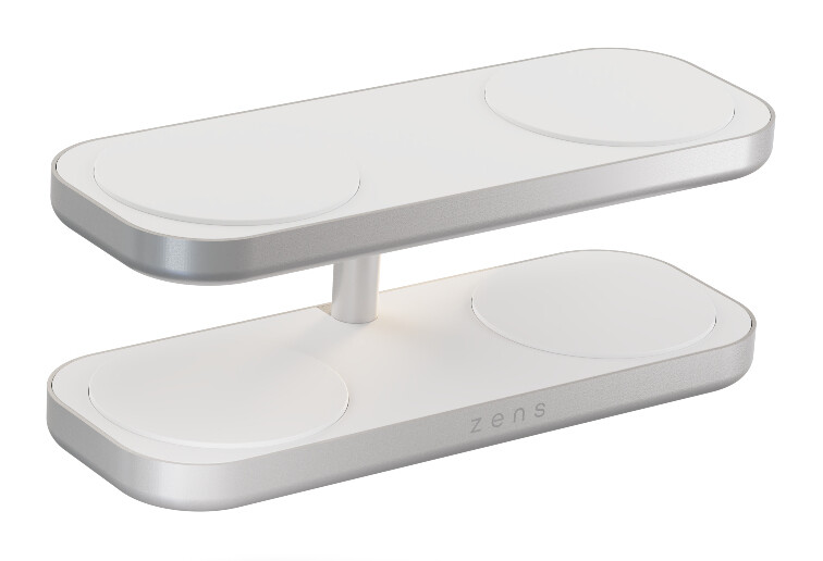 ZENS ZEQC01W/00 oplader voor mobiele apparatuur Hoofdtelefoons, Smartphone, Smartwatch Wit AC Draadloos opladen Snel opladen Bin