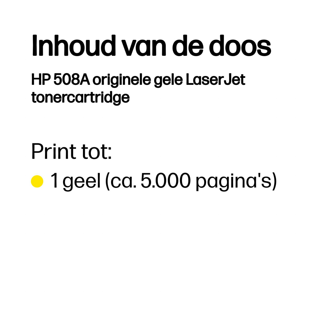 HP 508A originele gele LaserJet tonercartridge - Afbeelding 3