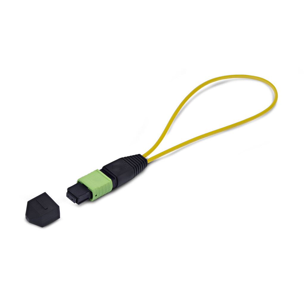 StarTech.com LOOPBACKMTP12OS2SMF netwerkkabeltester Glaskabeltester Zwart, Groen, Geel