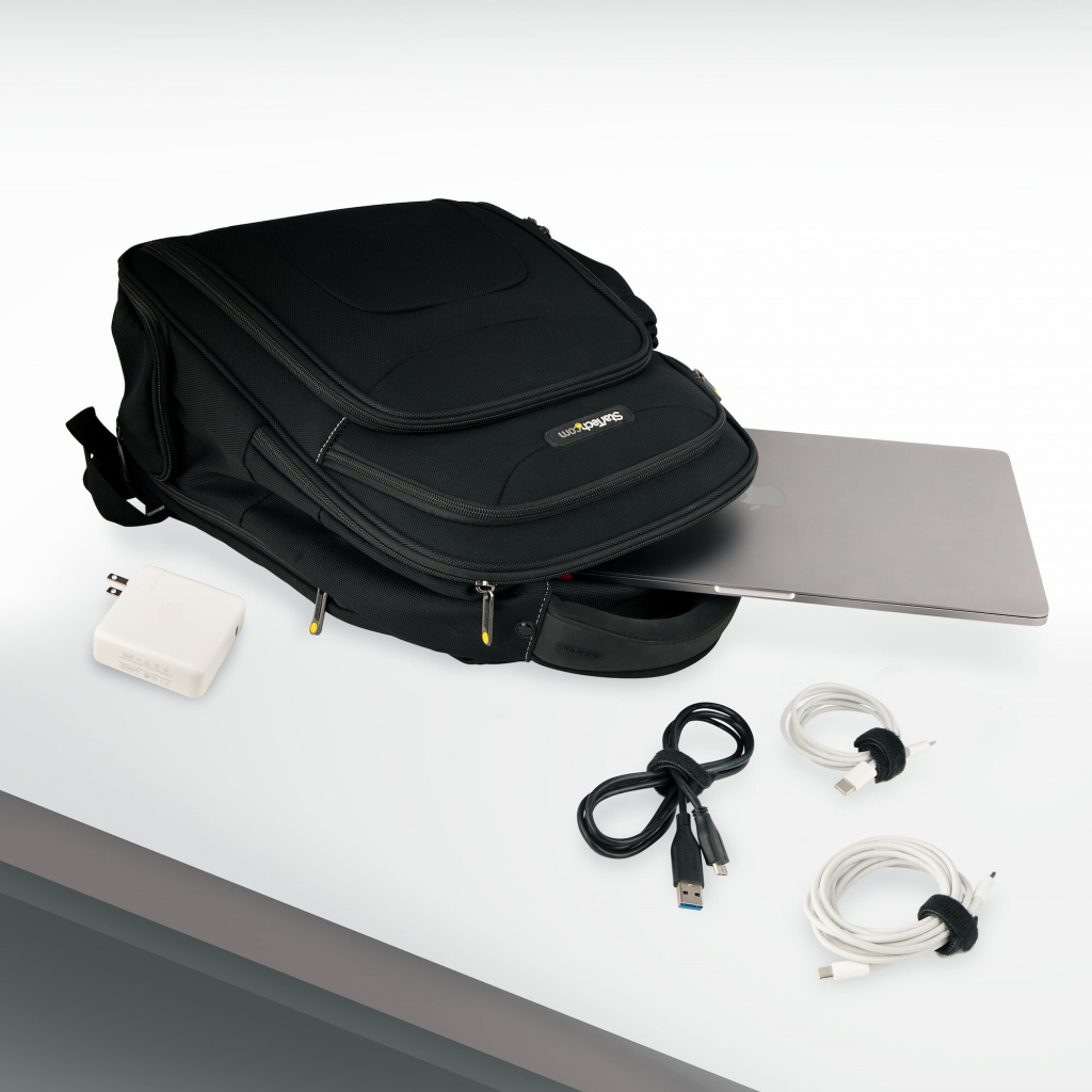 StarTech.com 15cm Kabelbinder Klittenband, 50 Pack, Zwart, Herbruikbare Haak en Lus Kabel Klitteband, Verstelbare en Flexibele T - Afbeelding 2
