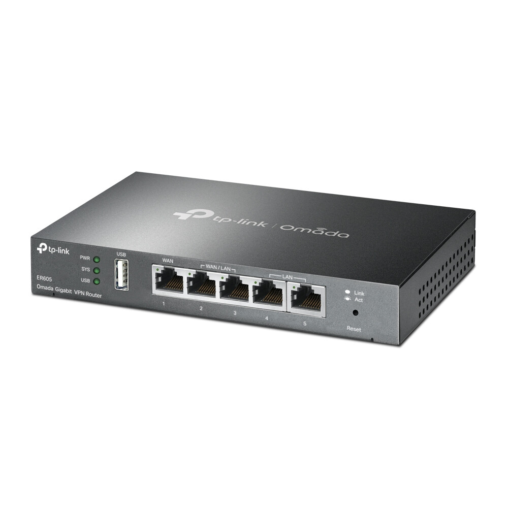 TP-Link Omada ER605 bedrade router Gigabit Ethernet Zwart - Afbeelding 2