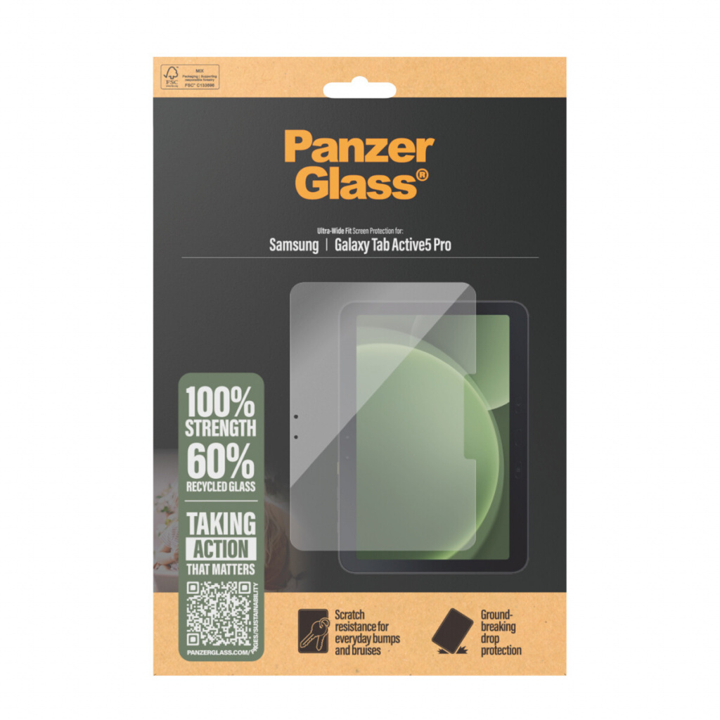 PanzerGlass ® Screen Protector Samsung Galaxy Tab Active5 Pro | Ultra-Wide Fit Doorzichtige schermbeschermer 1 stuk(s) - Afbeelding 4