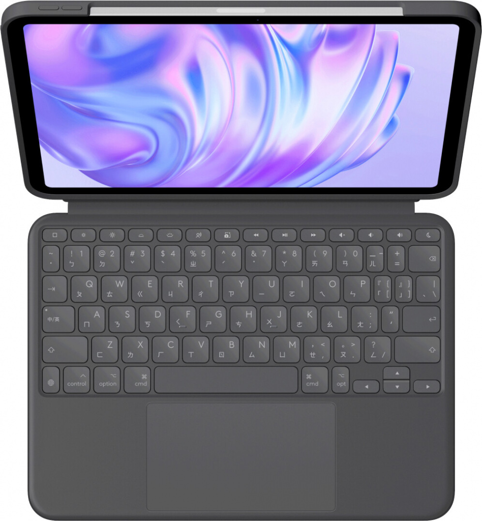 Logitech Combo Touch QWERTZ Zwitsers Smart Connector Grafiet - Afbeelding 3