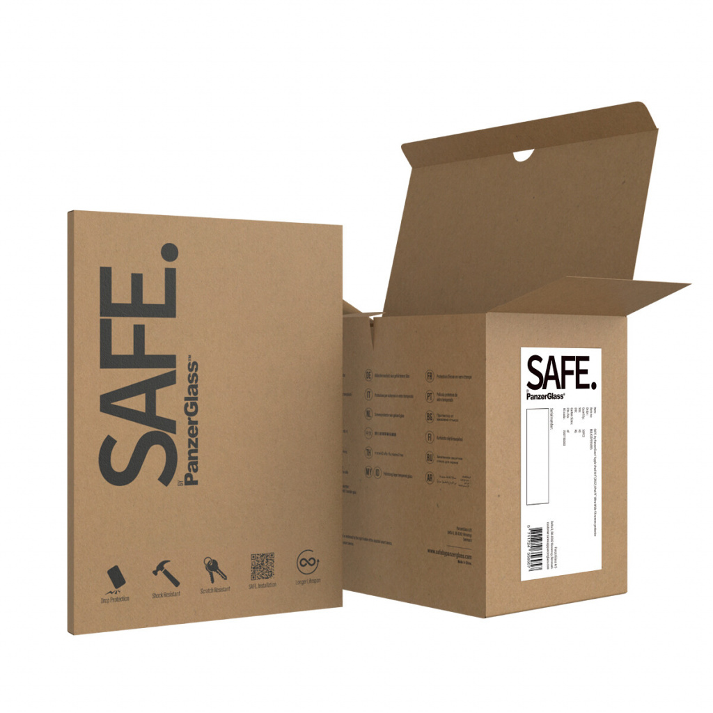 PanzerGlass SAFE. by ® Screen Protector iPad Air 11" (2024-2026) | iPad 11'' (2025) | iPad 10.9'' (2022) | Ultra-Wide Fit | Bulk - Afbeelding 5