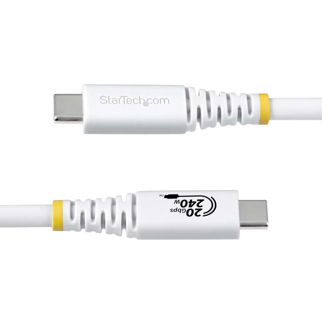 StarTech.com 2m USB4 Kabel, 20Gbps, USB-IF Gecertificeerde USB-C Kabel, 240W PD EPR, 4K 120Hz DP 1.4, TPE Mantel, USB Type-C Kab - Afbeelding 3