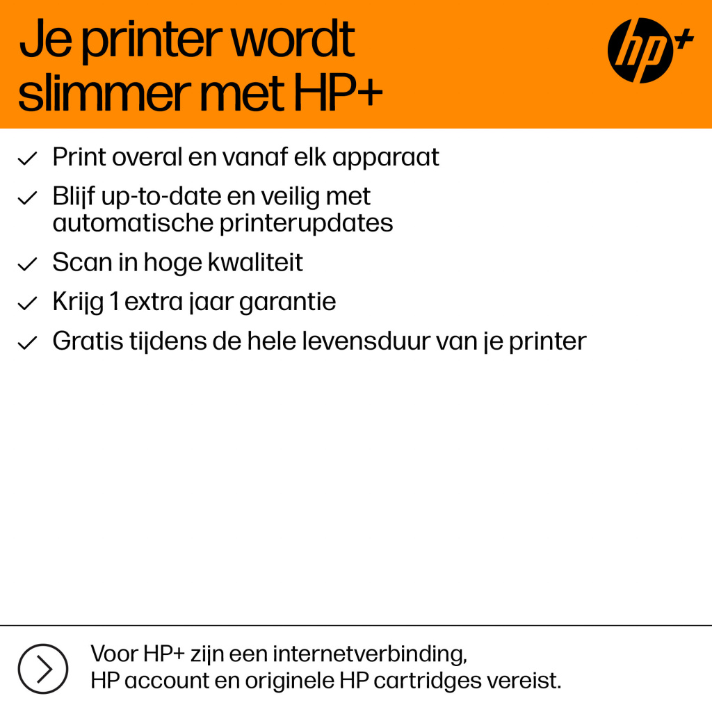 HP OfficeJet Pro 8132e Draadloos All-in-One Kleur Printer, Instant Ink; Dubbelzijdig printen - Afbeelding 11