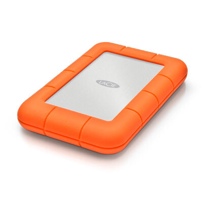 LaCie Rugged Mini externe harde schijf 1 TB 5400 RPM 2.5" Micro-USB B 3.2 Gen 1 (3.1 Gen 1) Oranje, Zilver - Afbeelding 2